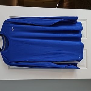 Nike LS Drifit Tee Royal Blue
